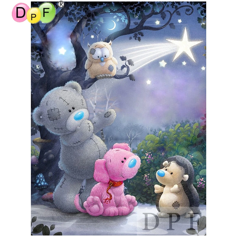 diamond embroidery cartoon animals diamond painting cross stich diamond mosaic kit full square needlework home decor pattern