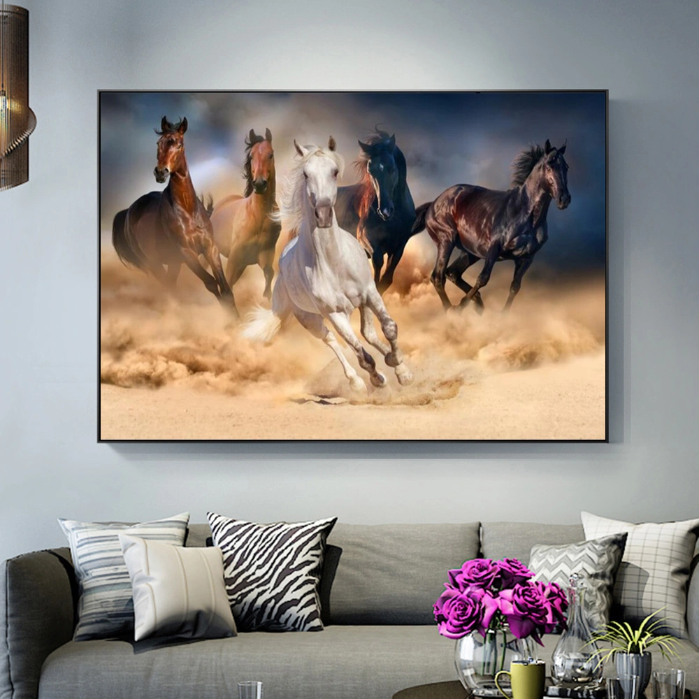 Color powder HD print canvas painting