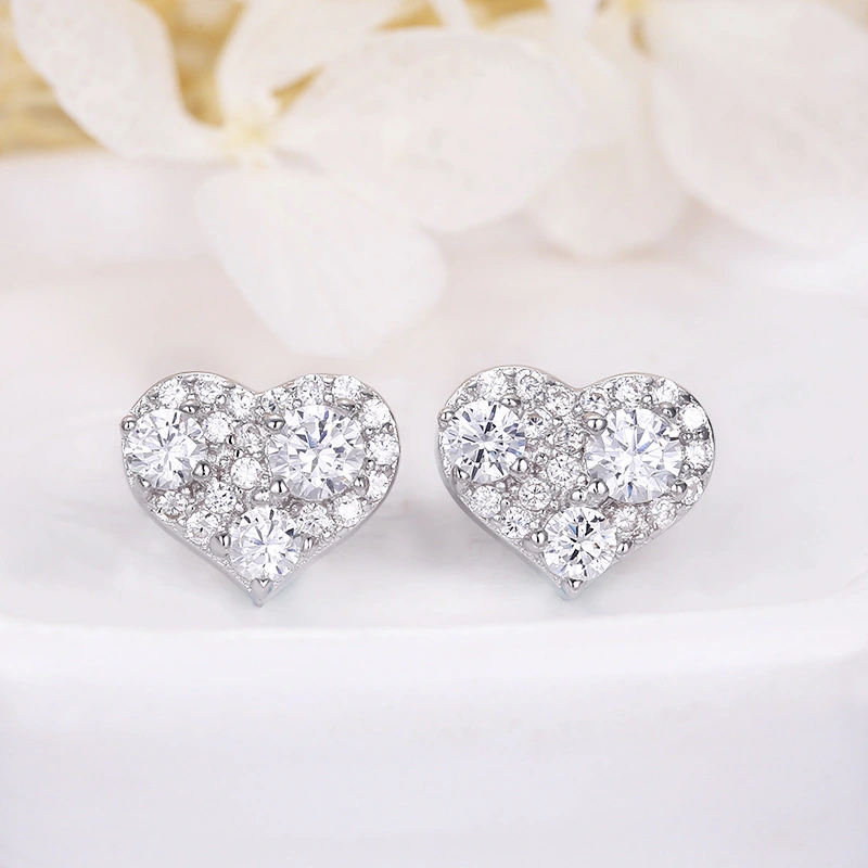 AAA Zircon 925 Sterling Silver Stud Earrings