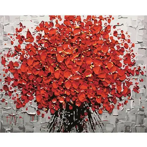 Red Flower Painting