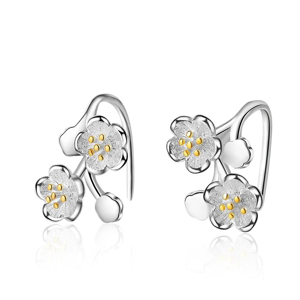 Flower earrings