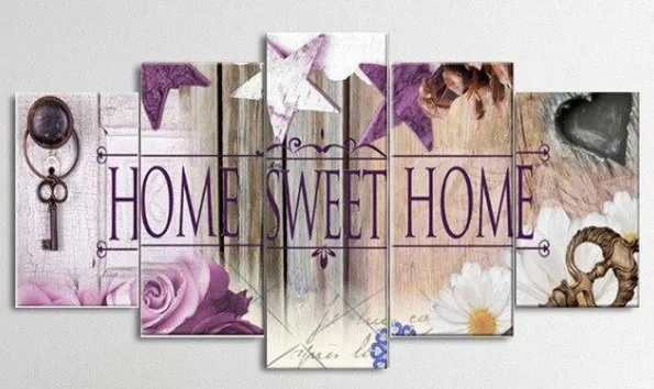 Diamond Painting - Multi-Bild Home Sweet Home