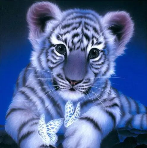 Diamond Embroidered Tiger 5D Diy Diamond Painting