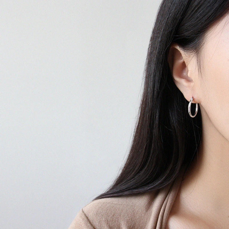 Geometric Circle Earrings