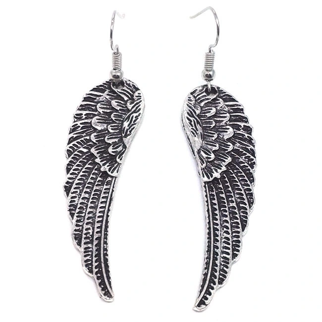 Vintage angel wings earrings