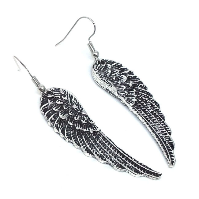 Vintage angel wings earrings