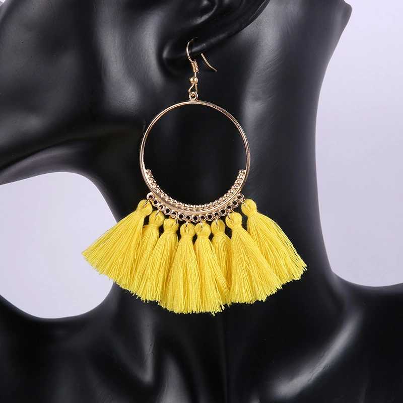 Bohemian tassel earrings