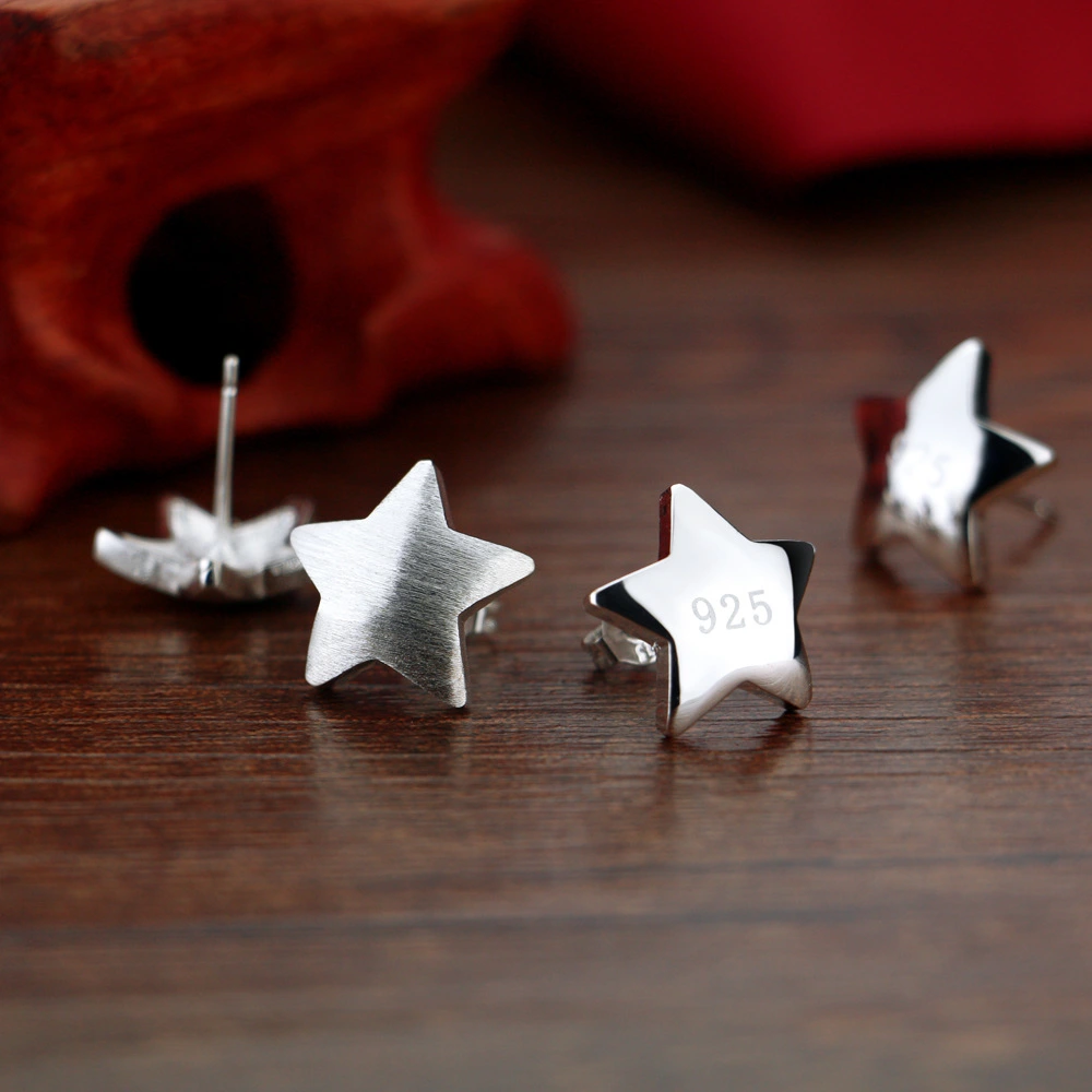 Typical star earrings