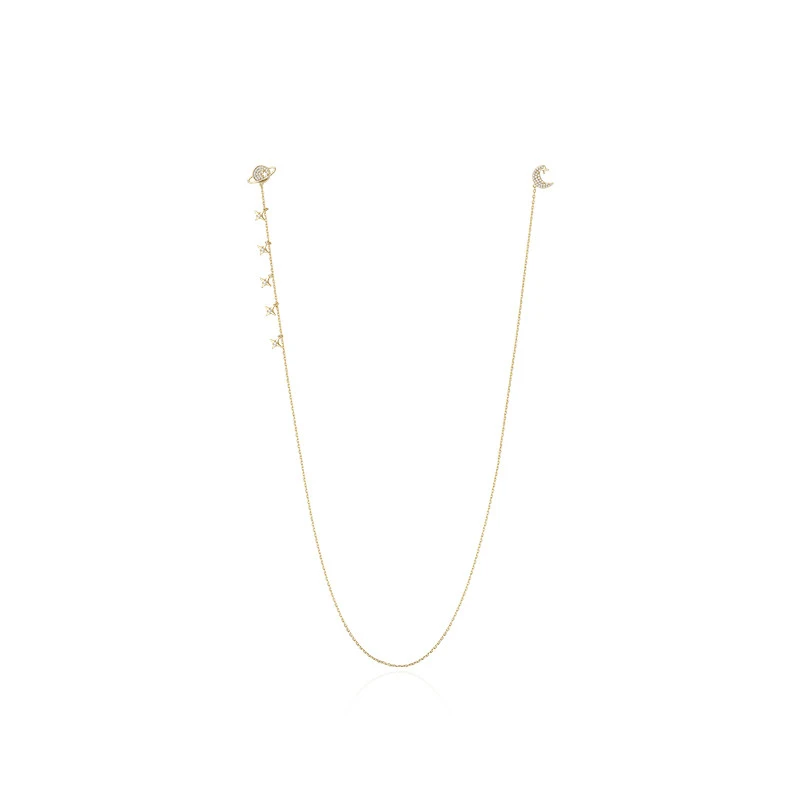 Women's long chain earrings