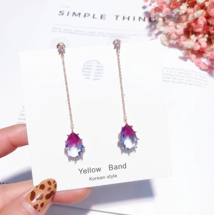 Water drop earrings