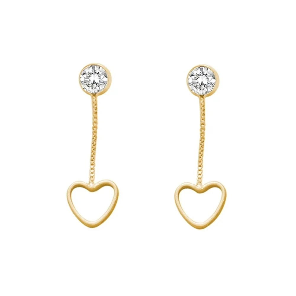 Lovely girly temperament earrings love mini