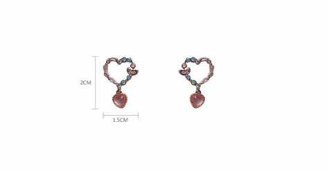 Heart earrings