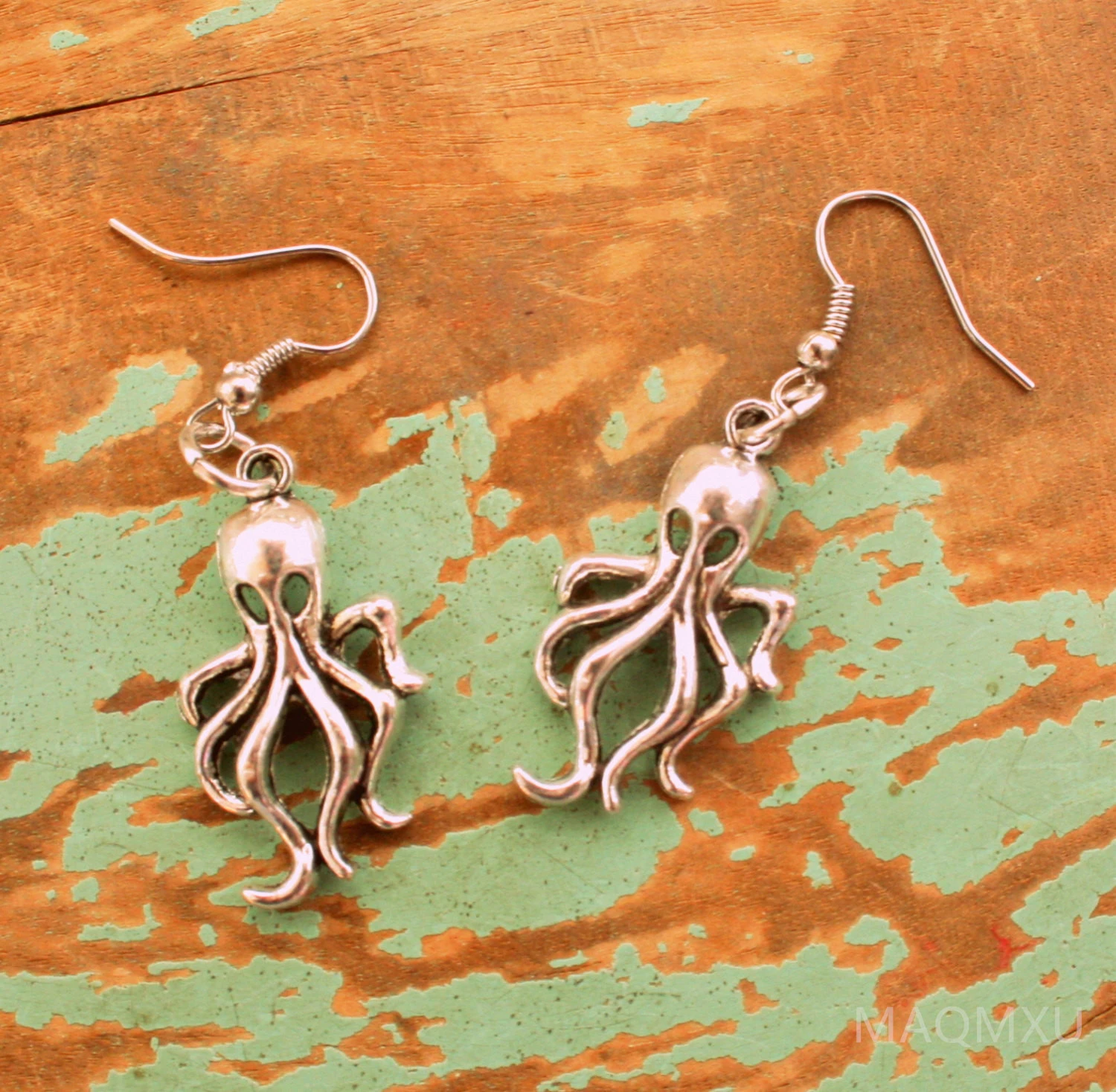 Gothic cap earrings