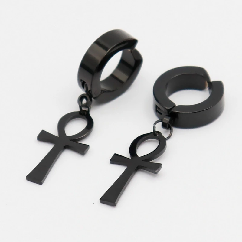 Stainless steel cross ear clip