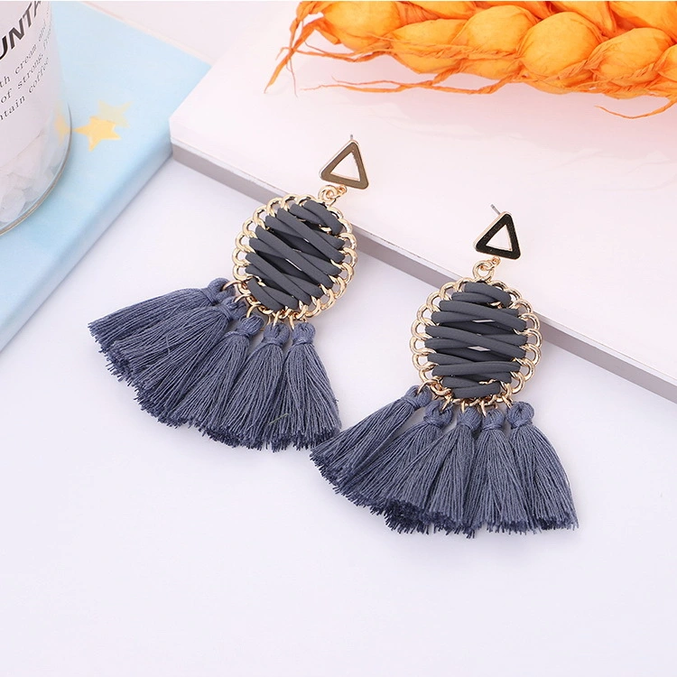 Fringed earrings