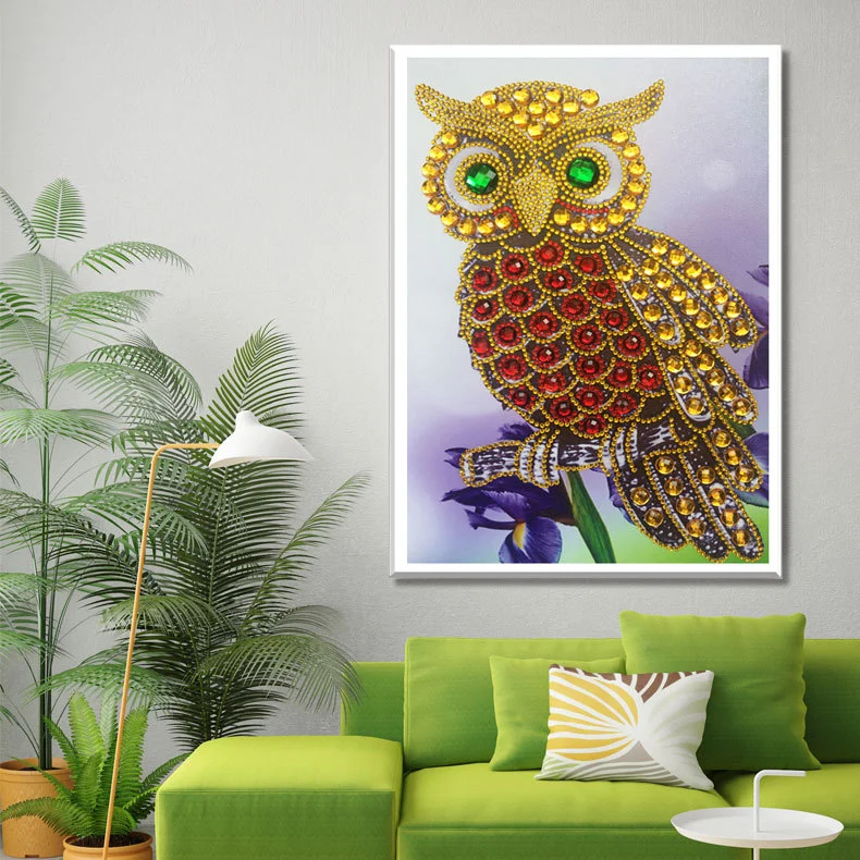 Alien Owl Diamond Painting