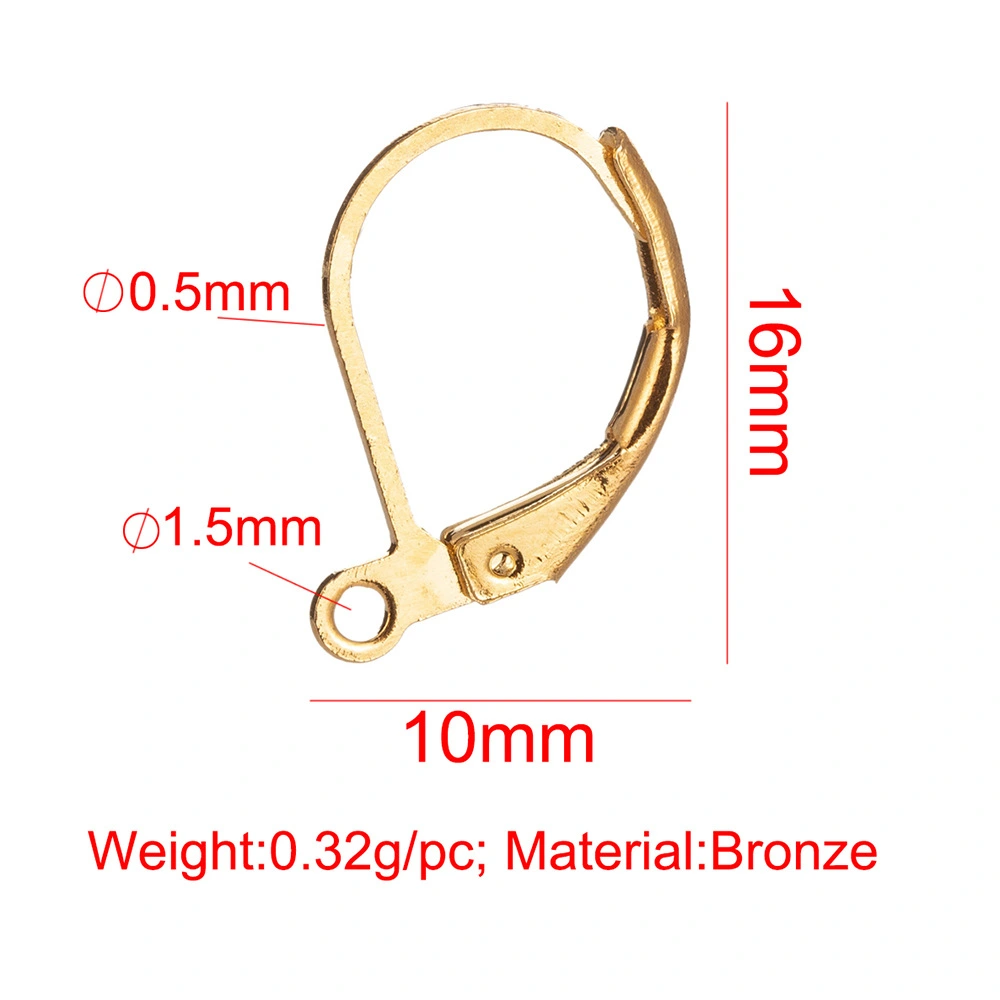 Copper-plated French ear hooks
