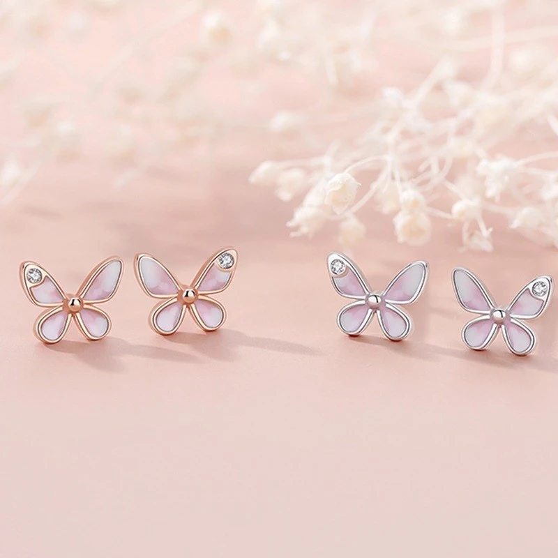 Mini butterfly earrings