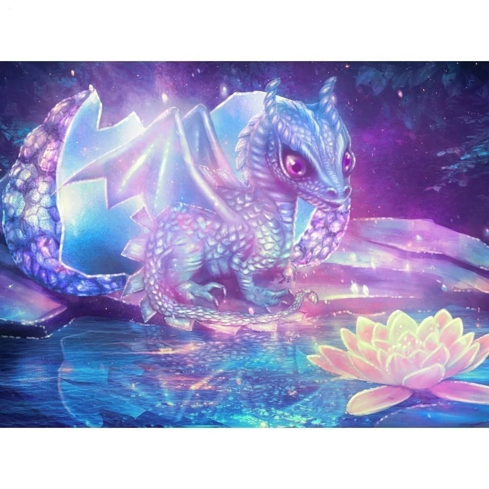 Fabulous birth - Dragon diamond embroidery