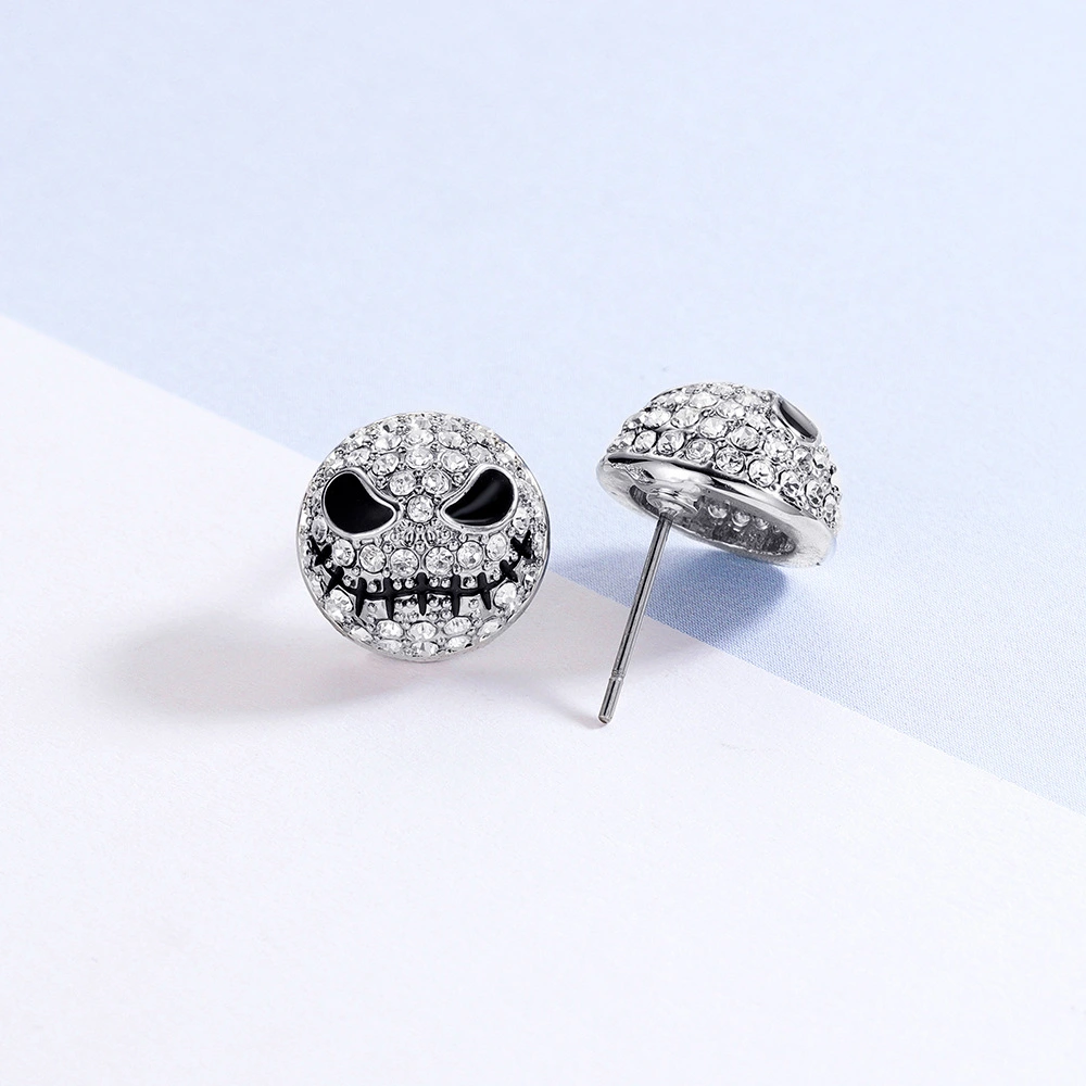 Rhinestone stud earrings