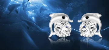Hot Style Dolphin Earrings For Korean Vogue Earrings