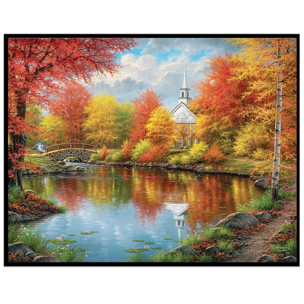 Full Diamond Landscape Round Diamond 5D Diamond Painting