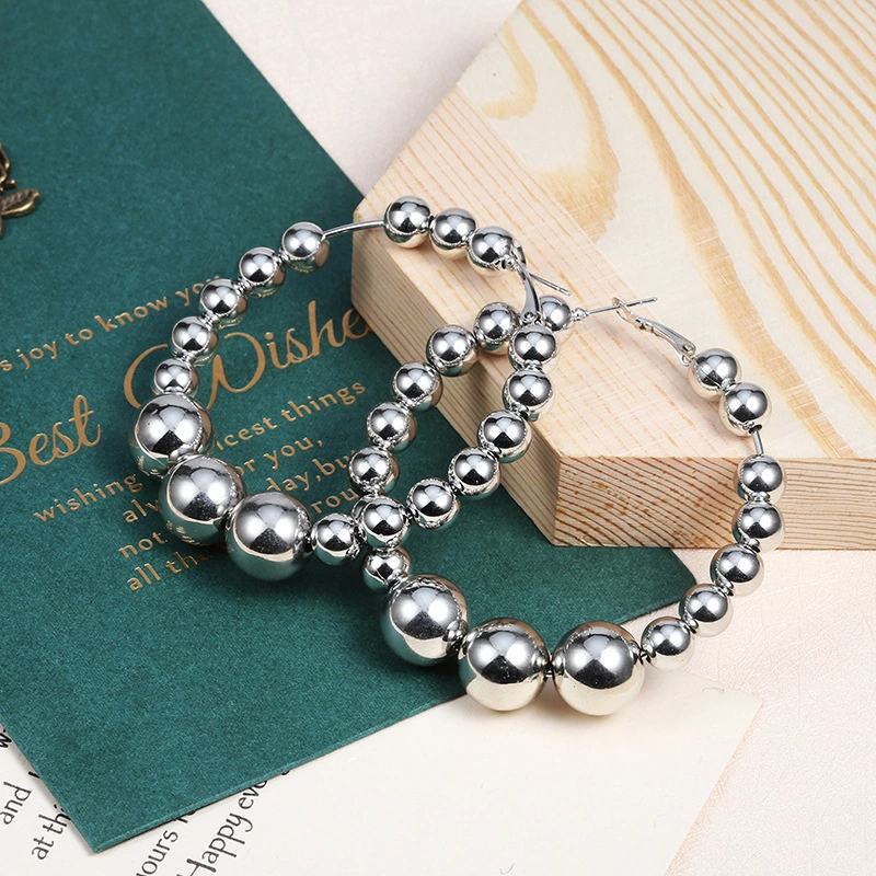 Ins Wind Earrings Minimalist Alloy Ring