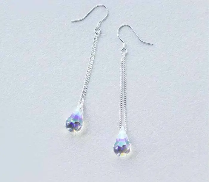 Teardrop Crystal Earrings