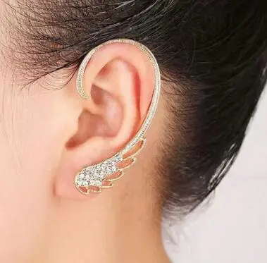 Feather Earings Oorbellen New Punk Clip Earrings