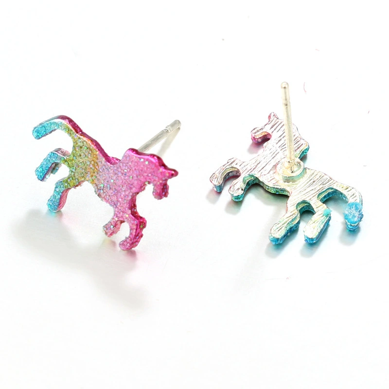 Glitter pony stud