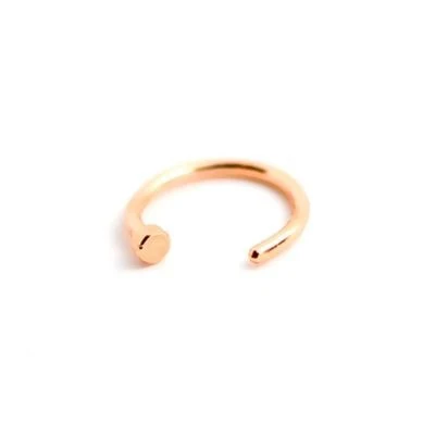 New non-porous titanium steel false lip ring fake nose ring earrings