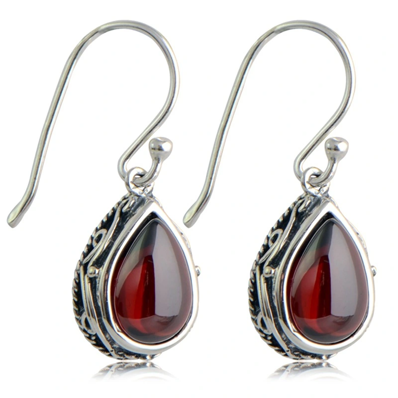 Agate Drop-Shaped Fashion Personality Female Earrings