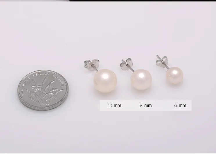 Pearl earrings