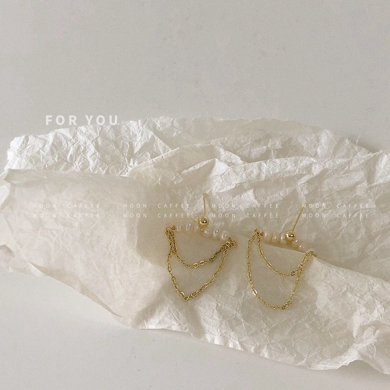 Pearl Tassel Earrings