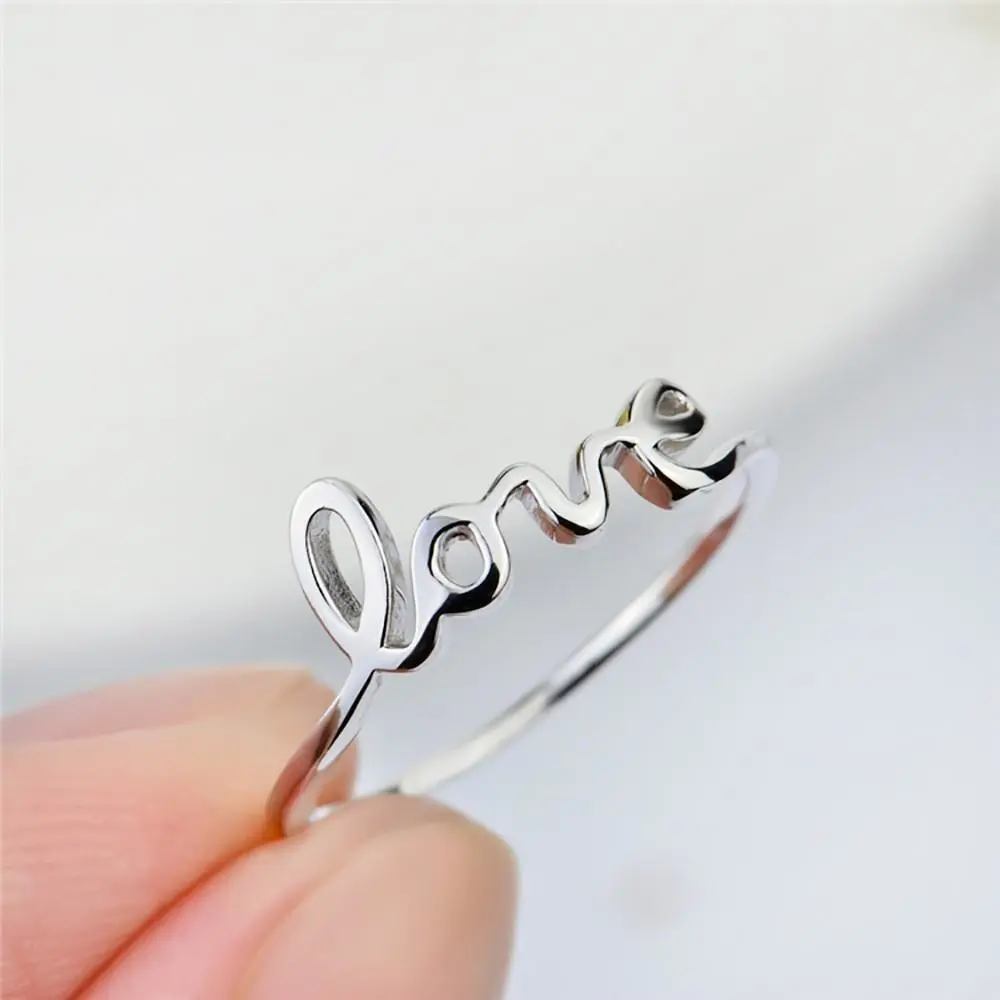 Sterling Silver Love Waits Ring
