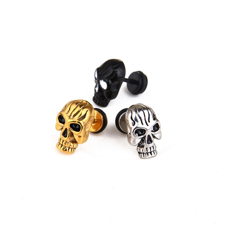 Vintage skull earrings