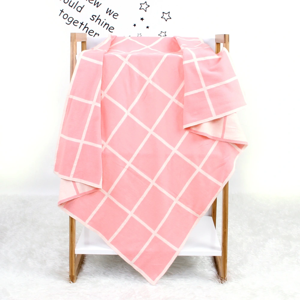 Baby Blanket Knitted Plaid Hug Blanket Baby Windproof Cover Quilt