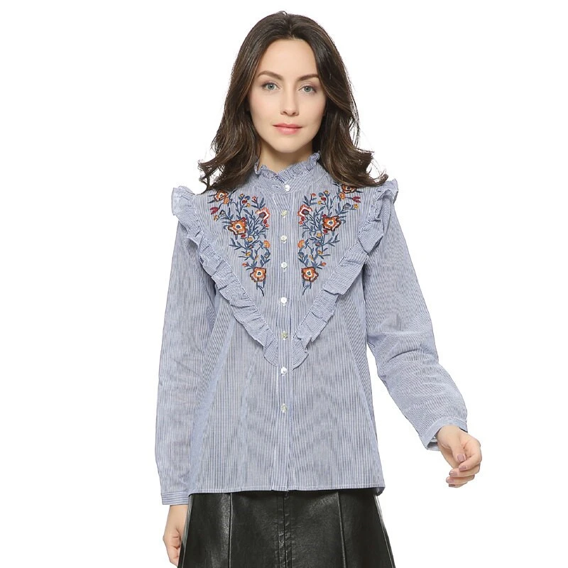 Flower Fungus Striped Shirt
