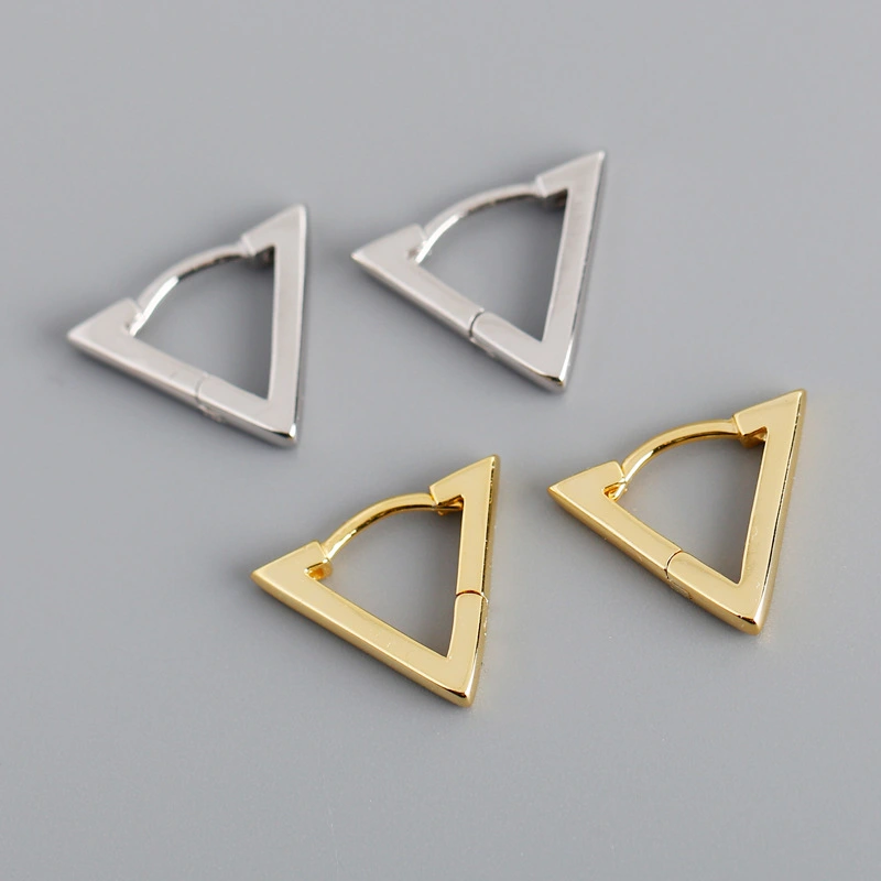 Triangle s925 sterling silver earrings