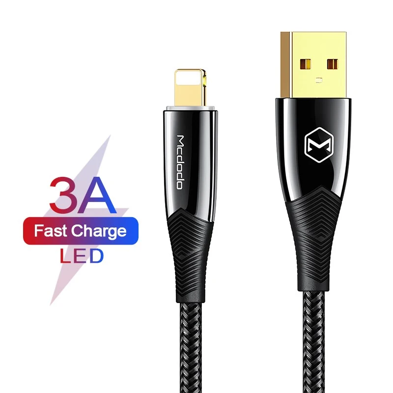 Smart Power-off Charging Cable With Light