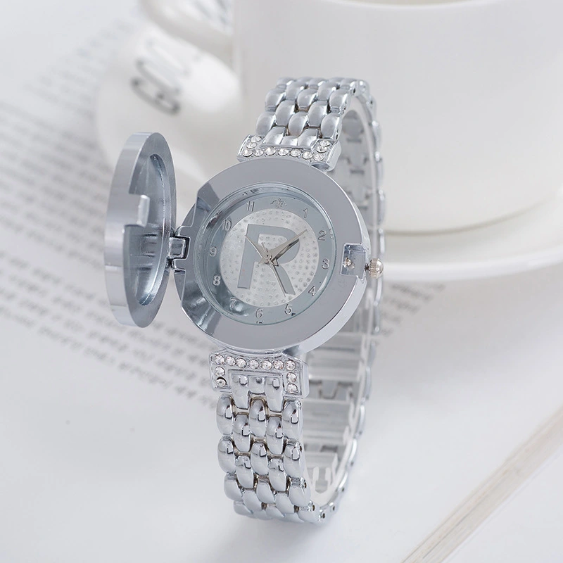 Women's Flap Personality Bracelet Diamond British Watch
