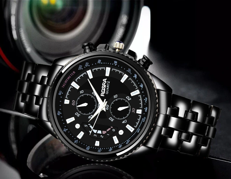 Men's Steel Belt Fashion Quartz Watch