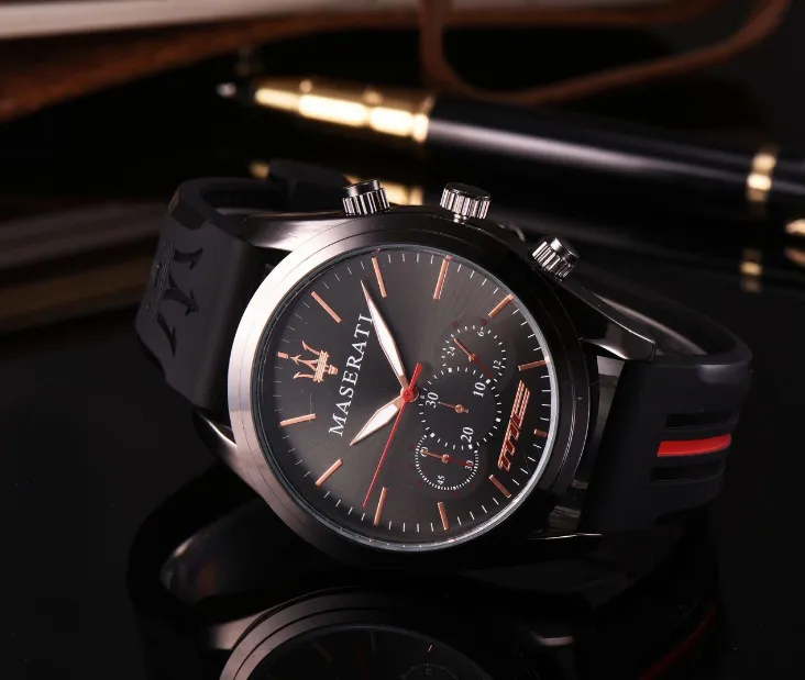 Casual steel belt men's watch waterproof quartz watch