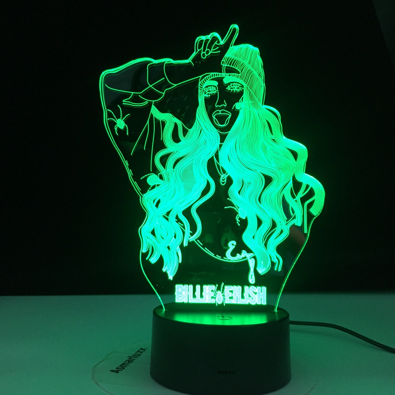 Colorful touch remote control LED visual light