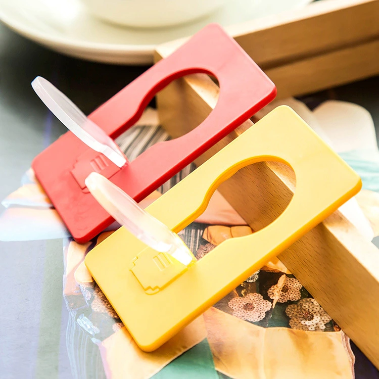 Mini Portable Pocket Wallet Purse Foldable LED Card Light Lamp