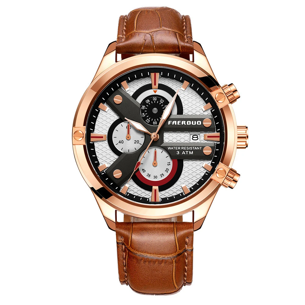 Multifunctional movement business men's watch