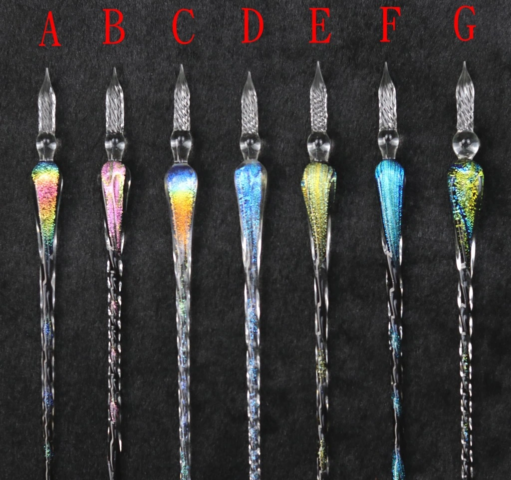 Glass Pen Dip-pen Gift Set Starry sky Color ink