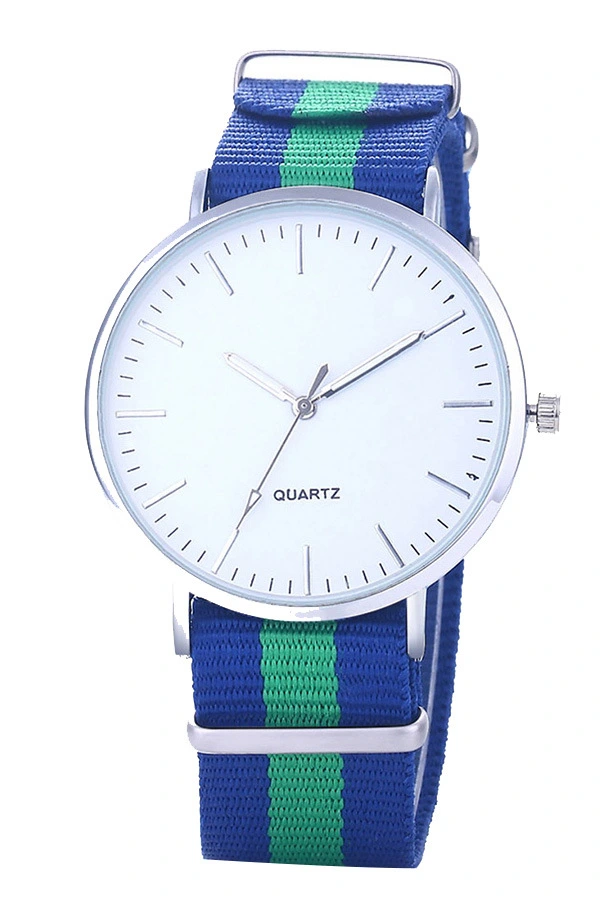 Simple canvas strap watch