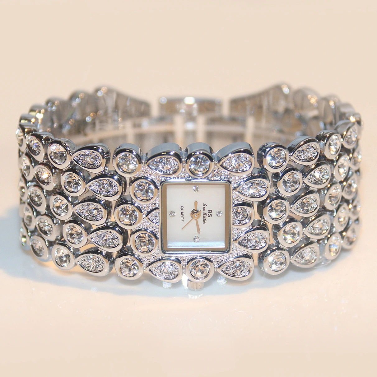 Full diamond ladies watch quartz watch