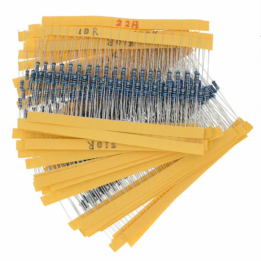 Five Color Ring Resistance 1% Precision Metal Film Resistor Package